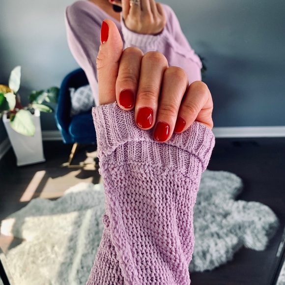 🏷Jilly Soft Sweater Knit Lliac - Picture 2 of 6